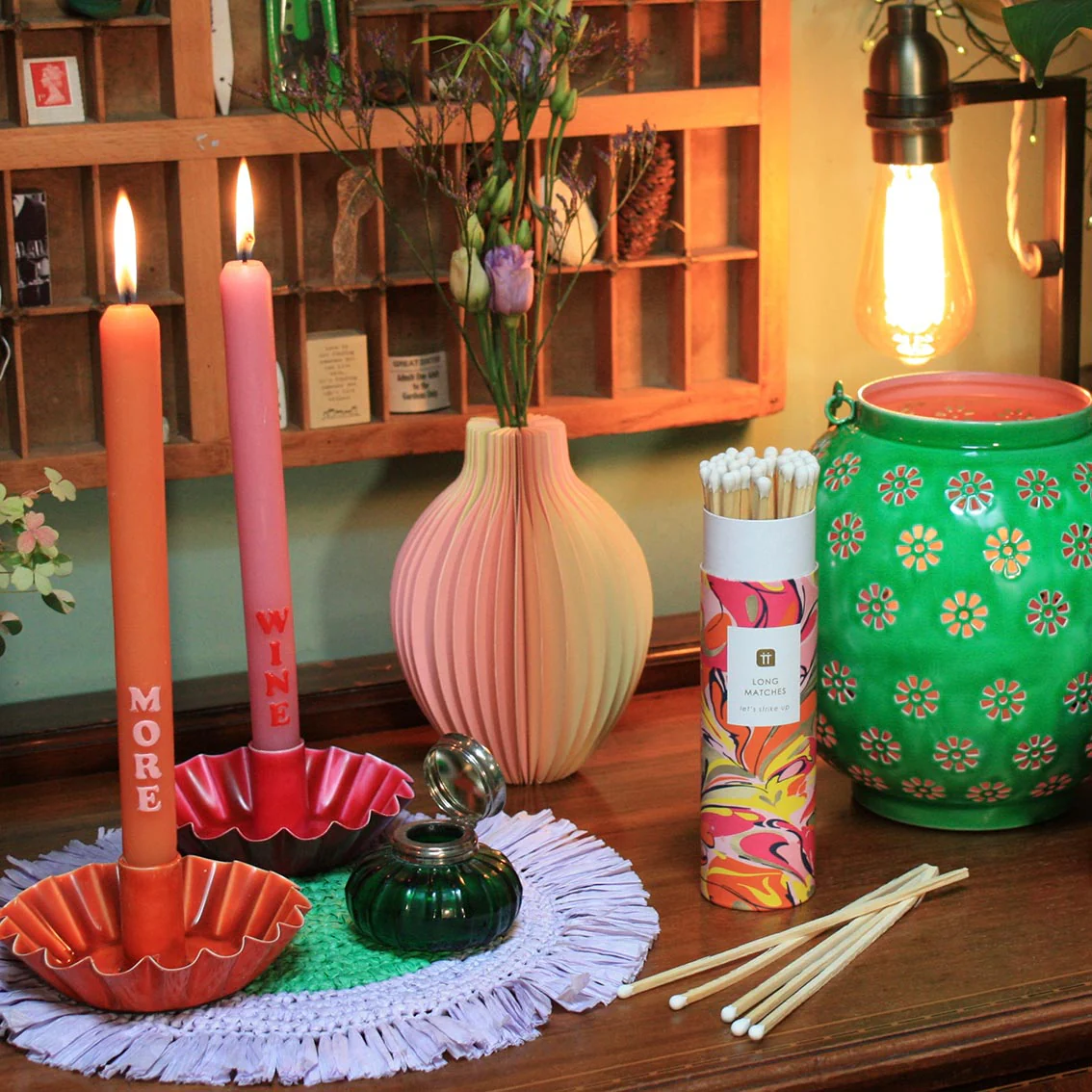 Mellow Metal Candle Holder 5Cm Orange - Image 8