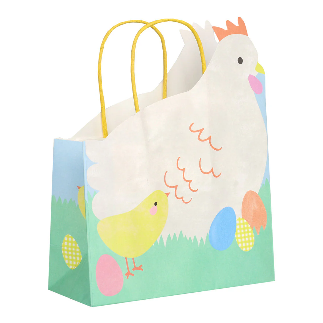 Spring Bunny Hen Shaped Bag 6pk - Image 3