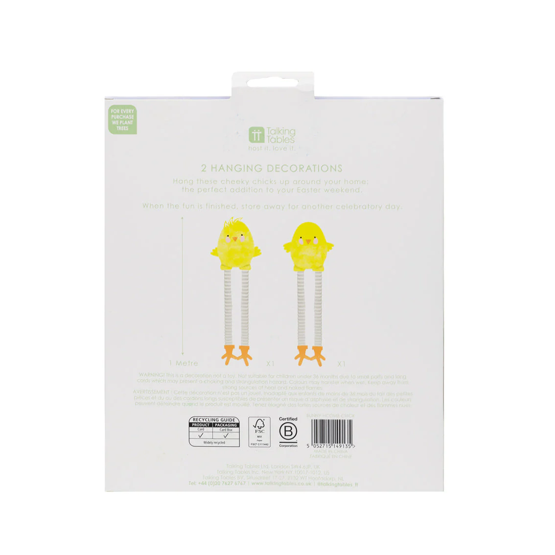 Spring Bunny - Honeycomb Chick Decorations - Image 4